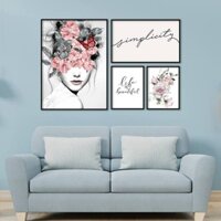 Khung Ảnh ⚡️𝐅𝐫𝐞𝐞𝐒𝐡𝐢𝐩⚡️ Nghệ Thuật Trang Trí Phòng NOR-200 - Tặng Kèm Ảnh KTS Theo Chủ Đề