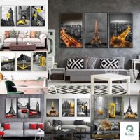 Khung Ảnh ⚡️𝐅𝐫𝐞𝐞𝐒𝐡𝐢𝐩⚡️ Cao Cấp Phố Đêm Trang Trí Phòng NOR-009 - Tặng Kèm Ảnh KTS Theo Chủ Đề