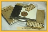 Khung ảnh bộ giấy kraft 3 màu 9.8*13.2cm