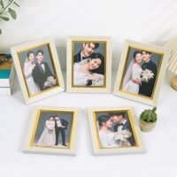 Khung ảnh cưới để bàn size 13x18 combo 5 hình thương hiệu Monoka