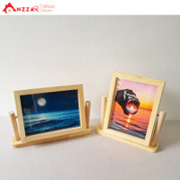Khung ảnh để bàn xoay nhiều kích thước, khung ảnh trang trí Anzzar-05 - XD-13x18