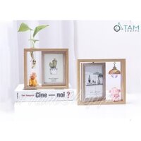 Khung ảnh gỗ xoay kèm tượng chibi xinh xắn KA-18 TTTM