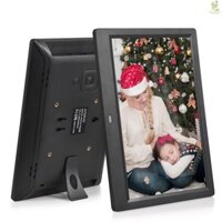 Khung Ảnh Kỹ Thuật Số Andoer Khung Ảnh Kỹ Thuật Số 10.1 Inch Để Bàn Album Điện Tử 1280 * 800 Màn Hình IPS Hỗ Trợ Ảnh / Video / Nhạc / Đồng Hồ / Lịch Chức Năng wit Came-211