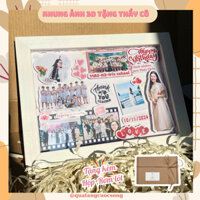 Khung ảnh nổi tặng thầy cô Handmade, khung ảnh 20 tháng 11, thiết kế theo yêu cầu