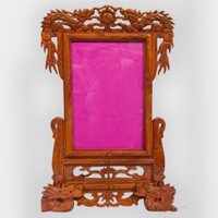 Khung Ảnh Rồng 20×30 Gỗ Hương LN-392