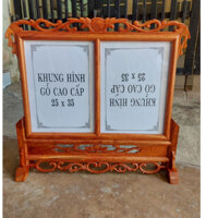 Khung ảnh thờ đôi-Khung hình thờ 25x35 cm