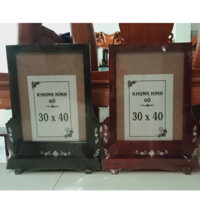 khung ảnh thờ gỗ 30x40 có chân đế .khung ảnh thờ gỗ cao câp kích thước lớn