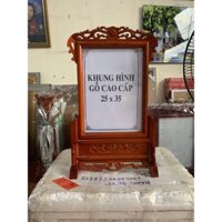 khung ảnh thờ gỗ hương 25x35