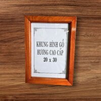 Khung ảnh thờ, khung hình thờ treo tường  mẫu trơn gỗ hương