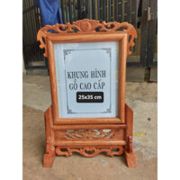 KHUNG ẢNH THỜ - KHUNG HÌNH THỜ HOA LÁ TÂY GỖ HƯƠNG - NHIỀU SIZE