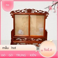 khung ảnh thờ, khung hình thờ đôi gỗ hương