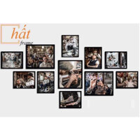 Khung ảnh trang trí tóc nam barber mẫu 1