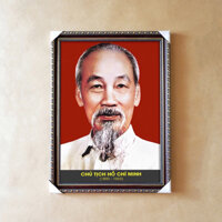 KHUNG ẢNH TREO TƯỜNG BÁC HỒ, BÁC GIÁP, BÁC DUẨN KÍCH THƯỚC 20x30, 30x45