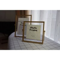 Khung ảnh - viềng sắt - kính trong suốt