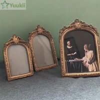 Khung Ảnh YUUKII, Trang Trí Nhà Khung Ảnh Cổ Điển, Nhựa Cao Cấp Kính Cưới Khung Ảnh Để Trang Trí Nhà Phòng Khách Trang Trí Bàn Làm Việc