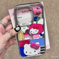 Khung Bạc Họa Tiết Minh Họa Mèo Dễ Thương Apple 15 Ốp Lưng Điện Thoại Thích Hợp Cho iPhone 15 Plus 14 Pro Max 13 XR 12 Pro Max 11 XS Max 7 8 Plus Nữ 1 Vỏ Bảo Vệ Chống Sốc