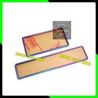 Khung Biển Số [GIÁ RẺ] Xe Hơi 7 Màu/Titan - Biển Mẫu Mới (Đầy Đủ Mica Ốc Vít Và Pat)