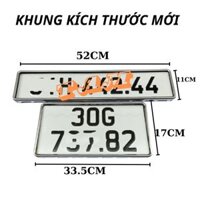 Khung biển số ô tô kích thước mới nhất 2024 dễ dàng lắp đặt tại nhà đầy đủ phụ kiện đi kèm