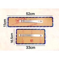Khung biển số ô tô titan kích thước mẫu mới inox đẹp( đầy đủ bộ