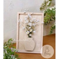 Khung bình hoa bằng gỗ ( không kèm hoa)