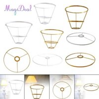 Khung Bóng Đèn MagiDeal, Khung Chụp Đèn Để Bàn Chân Đế Thiết Thực Cho Phòng Ngủ Nhà Hàng Đảng Vỏ Đèn