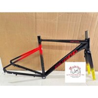 Khung càng xe đạp đua, Touring mối hàn mịn cao cấp, Sườn nhôm xe đạp thể thao dây cáp âm khung -BẢO HÀNH 6 THÁNG