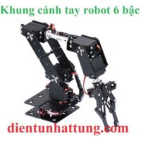 KHUNG CÁNH TAY ROBOT 6 BẬC, CHƯA BAO GỒM ĐỘNG CƠ