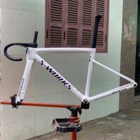 Khung carbon SWorks Tarmac SL8 phanh đĩa kèm ghi đông