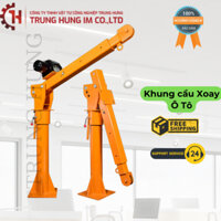 Khung cẩu xoay ô tô  Giá Treo Máy Tời Ô Tô, Cẩu Hàng Mini Nâng Hạ Tiện Lợi
