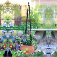Khung chóp 4 chân trồng hoa hồng cao 120cm Daim