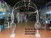 Khung cổng hoa chân lục bình đôi, chưa kết hoa - Mã: KCH-029