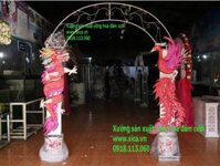 Khung cổng hoa cưới rồng phụng chưa kết hoa - Mã: KCH-030