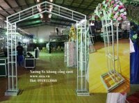 Khung cổng hoa hộp kiểu mái nhà - Mã: KCH-07
