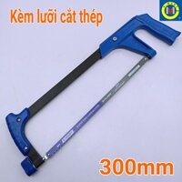 Khung cưa sắt cầm tay 300mm kèm lưỡi cắt C-MART A0089