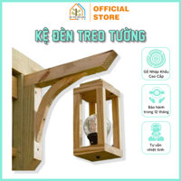 Khung Để Đèn Treo Tường Nội Thất Nhà Xanh 82 - Đèn Treo Tường Với Chất Liệu Gỗ Thông Nhập Khẩu Cap Cấp