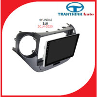 Khung dưỡng cho xe Hyundai i10 2014-2020, giắc zin theo xe tặng kèm.Màn hình android 9'' cho xe oto.