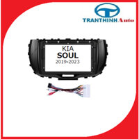 Khung dưỡng xe Kia Soul 2019-2023 lắp màn hình android 9inch.Mặt dưỡng giắc zin theo xe lắp màn hình