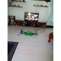 khung duy lợi inox cỡ lớn (kèm theo quà tặng móc áo duy lợi)chưa bao gồm võng lưới