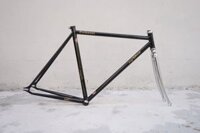 Khung Fixed Gear Jayjo Song & Friend vintage thép CR-MO( ko gồm chén cổ)