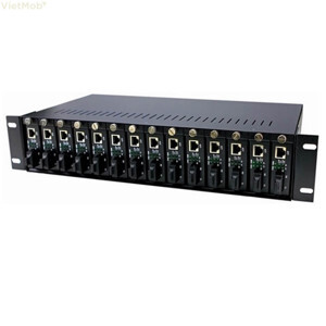 Khung giá 14 khe cắm Media Converter Wintop YT-81/4-2A