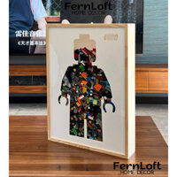 Khung gỗ Acrylic đựng đồ chơi Lego , hộp lego , khung decor