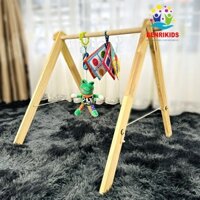 Khung Gỗ Treo Đồ Chơi Cho Bé - Kệ Chữ A - Gỗ Tự Nhiên An Toàn Cho Trẻ Sơ Sinh