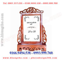 Khung hình thờ 25×35 tay đục