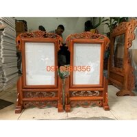 khung  hình thờ gỗ hương 20*30