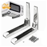 Khung hỗ trợ Thép có thể gập lại Giá đỡ kệ co giãn Lò vi sóng Giá đỡ treo tường bằng thép không gỉ