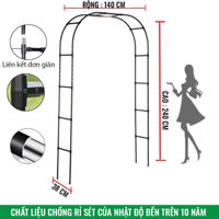 Khung hoa hồng leo hàng nhập khẩu có thể tùy biến lắp ráp