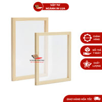 Khung in lụa 35x50cm đã được căng lụa