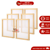 Khung in lụa 40x50cm đã được căng lụa