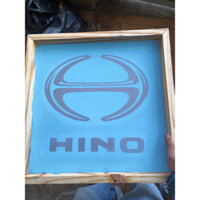 Khung in lụa in lên cao su silicone tấm phông bạc tấm chắn bùn các loại xe tải kt 400x400mm