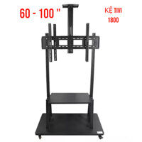 Khung kệ treo màn hình tivi di động có bánh xe 1800 treo tivi 60 inch đến 100 inch